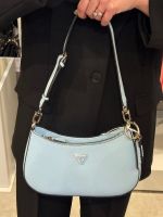 Guess - Noelle II Top Zip Shoulder Bag - Blauw