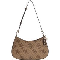 Guess - Noelle II Top Zip Shoulder Bag - Bruin