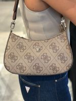 Guess - Noelle II Top Zip Shoulder Bag - Bruin