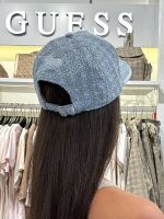 Guess - Elsa Tweed Baseball Hat - Blauw