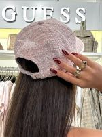 Guess - Elsa Tweed Baseball Hat - Roze