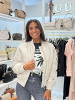 Guess - Philomene Logo Bomber - Beige