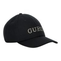 Guess - Plain Gabardine Baseball Cap - Zwart