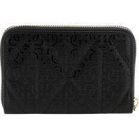 Guess - Aldina Slg Medium Zip Around - Zwart