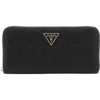 Guess - Cresidia Slg Large Zip Around - Zwart