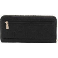 Guess - Cresidia Slg Large Zip Around - Zwart