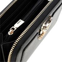 Guess - Orlina Slg Medium Zip Around - Zwart