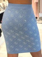 Guess - Rhinestones 4G Swtr Skirt - Blauw