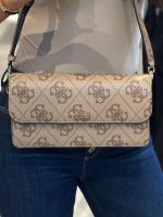 Guess - Sadie Flap Shoulder Bag - Beige