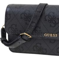 Guess - Sadie Flap Shoulder Bag - Zwart