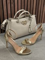 Guess - Salinge Luxury Satchel - Beige