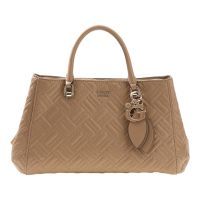 Guess - Sally Triple Comp Satchel - Beige