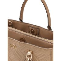 Guess - Sally Triple Comp Satchel - Beige