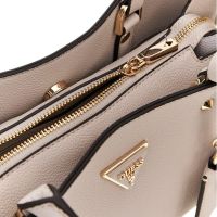 Guess - Meridian Shoulder Satchel - Beige