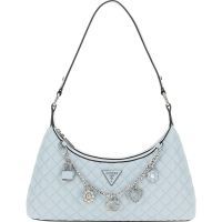 Guess - Everlee Top Zip Shoulder Bag - Blauw