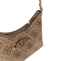 Guess - Izzy Top Zip Shoulder Bag - Bruin