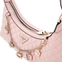Guess - Everlee Top Zip Shoulder Bag - Roze