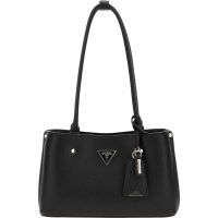 Guess - Meridian Shoulder Satchel - Zwart