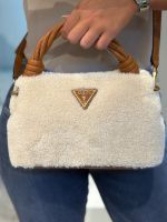 Guess - Shaida Top Handle Crossbody - Beige