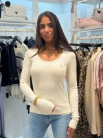Guess Active - Colette Ls Rib Top - Beige