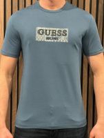Guess - Ss Cn Box Tee - Blauw