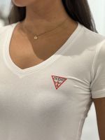 Guess - Basic V-neck - Wit