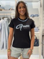 Guess Active - Cn Ss Jeans Chain Tee - Zwart