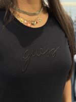 Guess - Lucia Ss T-shirt Round Neck - Zwart