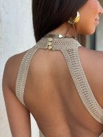 Guess - SL MN Pointelle Stitch Serina - Goud