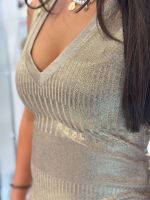 Guess - SL V-Neck Marilena Top - Beige