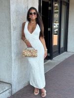 Guess - SL VN Ellie Pointelle Mixed Ma - Wit