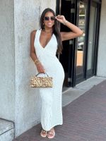 Guess - SL VN Ellie Pointelle Mixed Ma - Wit