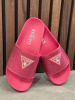 Guess - Beach Slippers Strass - Roze