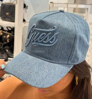 Guess - Ebe Denim Cap - Blauw