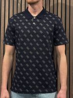 Guess - Ss All Over 4G Jacqaurd Polo - Blauw