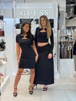 Guess - Ss Boat NK Milena Mini Dress - Zwart