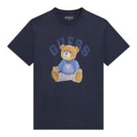Guess - Ss Bsc Guess Bear Tee - Blauw