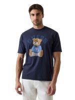 Guess - Ss Bsc Guess Bear Tee - Blauw