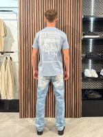 Guess - Ss Bsc Painters Tee - Blauw