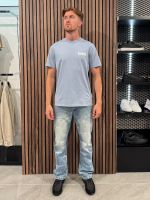 Guess - Ss Bsc Painters Tee - Blauw