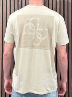Guess - Ss Bsc Quattro G Mist Tee - Beige