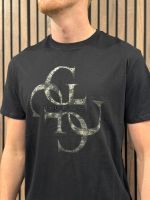 Guess - Ss Bsc Shimmer Quattro G Tee - Zwart