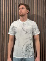 Guess - Ss Bsc Southeast Burnout Tee - Wit