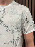 Guess - Ss Bsc Southeast Burnout Tee - Wit