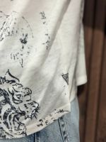 Guess - Ss Bsc Southeast Burnout Tee - Wit