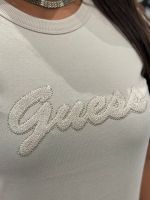 Guess - Ss Cn 3D Guess Script Tee - Beige