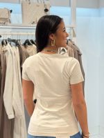 Guess - Ss Cn 3D Guess Script Tee - Beige