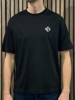 Guess - Ss Cn Diamante Logo Tee - Zwart