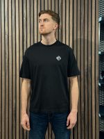 Guess - Ss Cn Diamante Logo Tee - Zwart