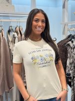 Guess - Ss Cn Flowers Guess Box Tee - Beige